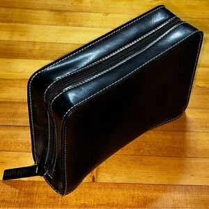 Large Bobbi Braun faux leather Makeup bag